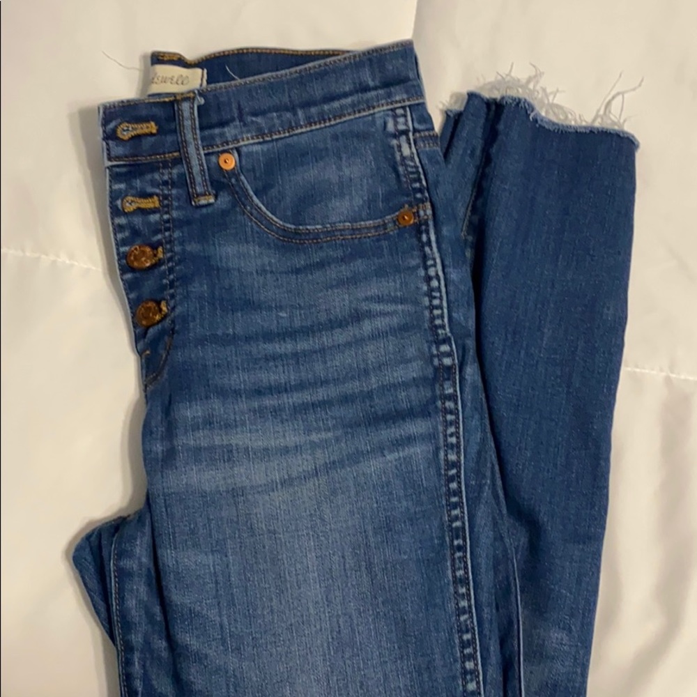 Madewell Button Front 10” high rise jeans